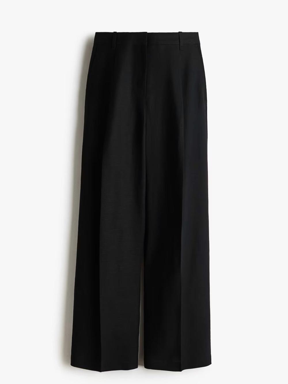 H&M Black Wide-Leg Women's Trousers